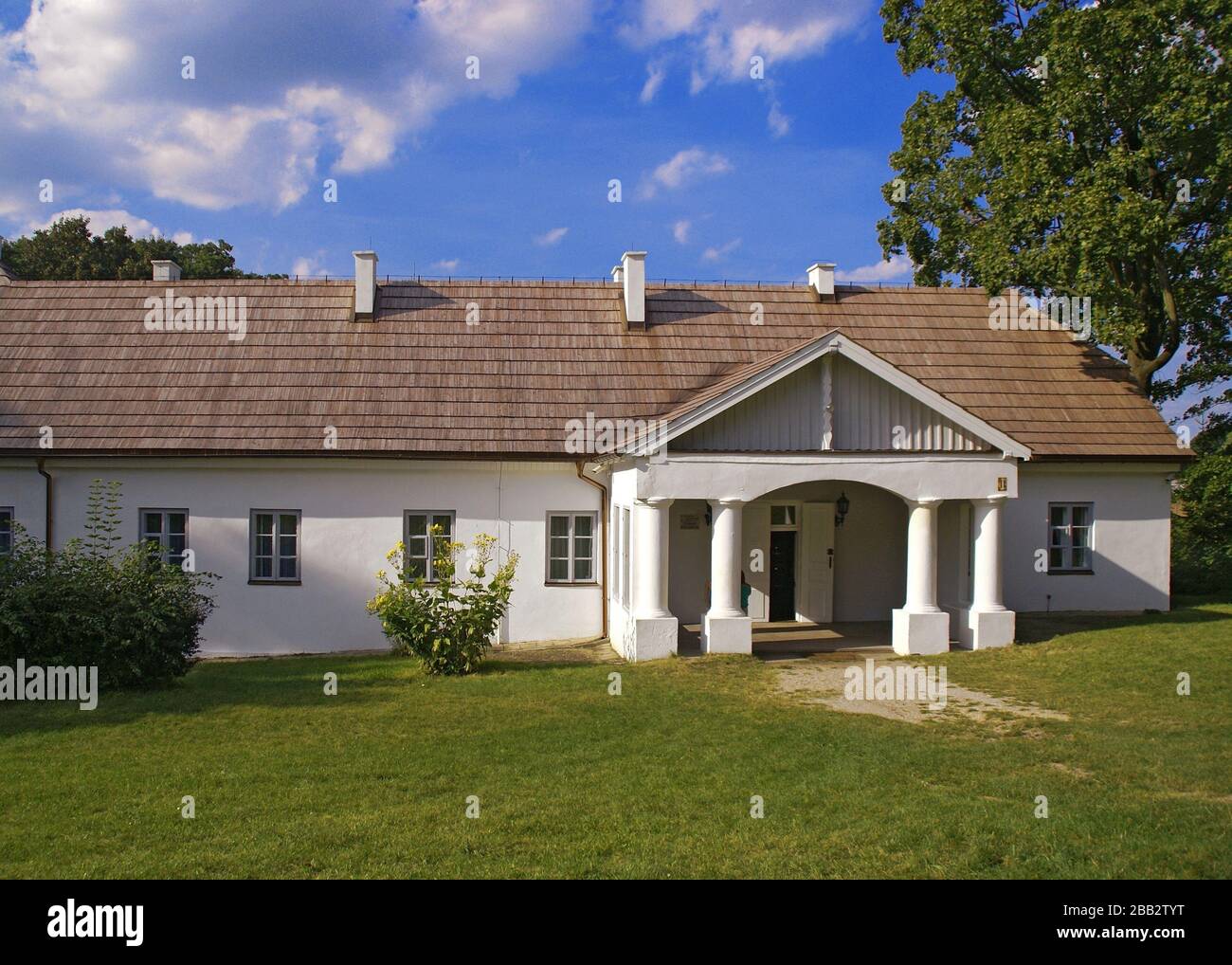 Krasinski-Gericht. Zloty Potok, Schlesische Wojewodschaft, Polen. Stockfoto