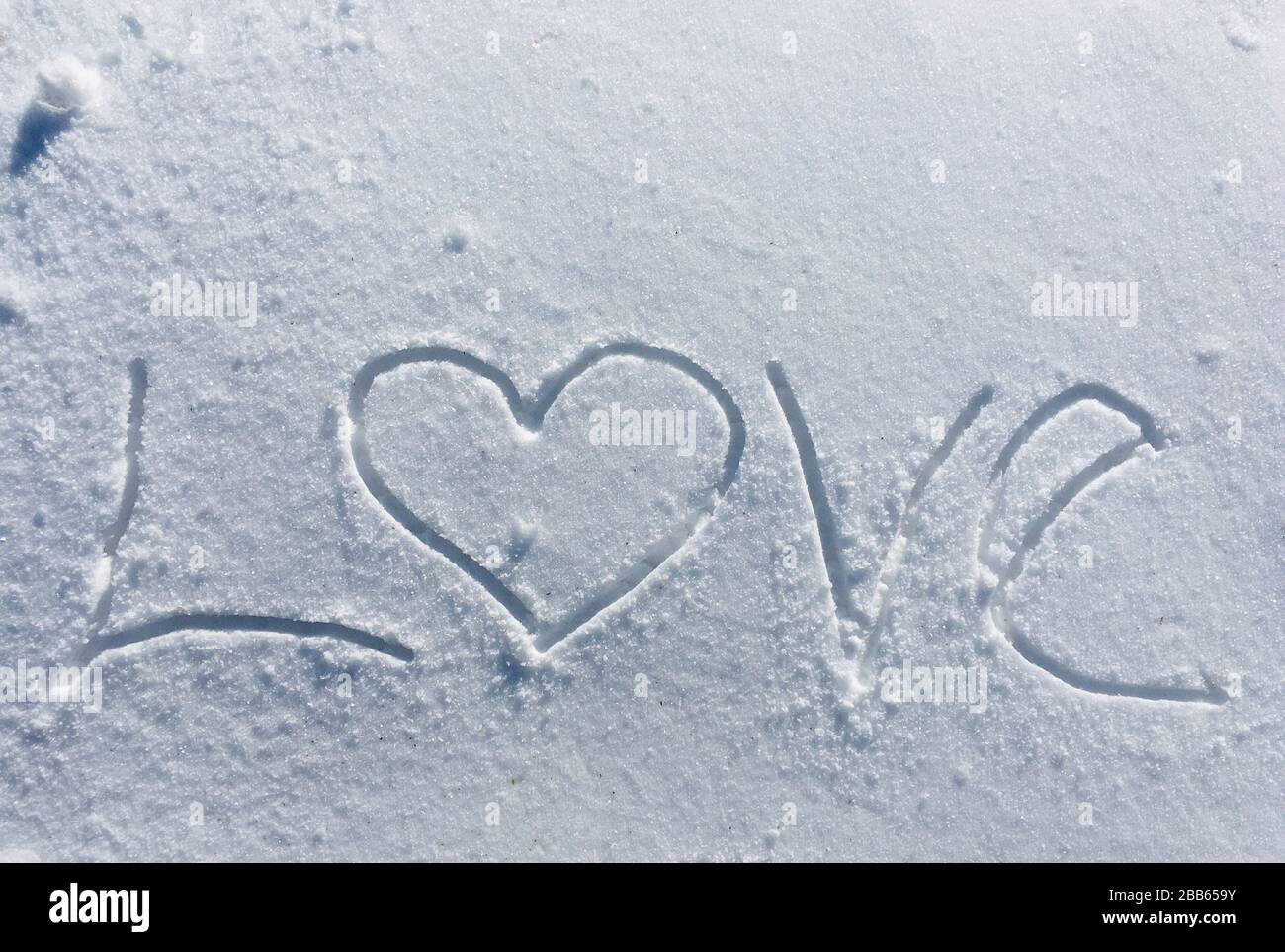 Schnee zeichnen Fotos und Bildmaterial in hoher Auflösung Alamy