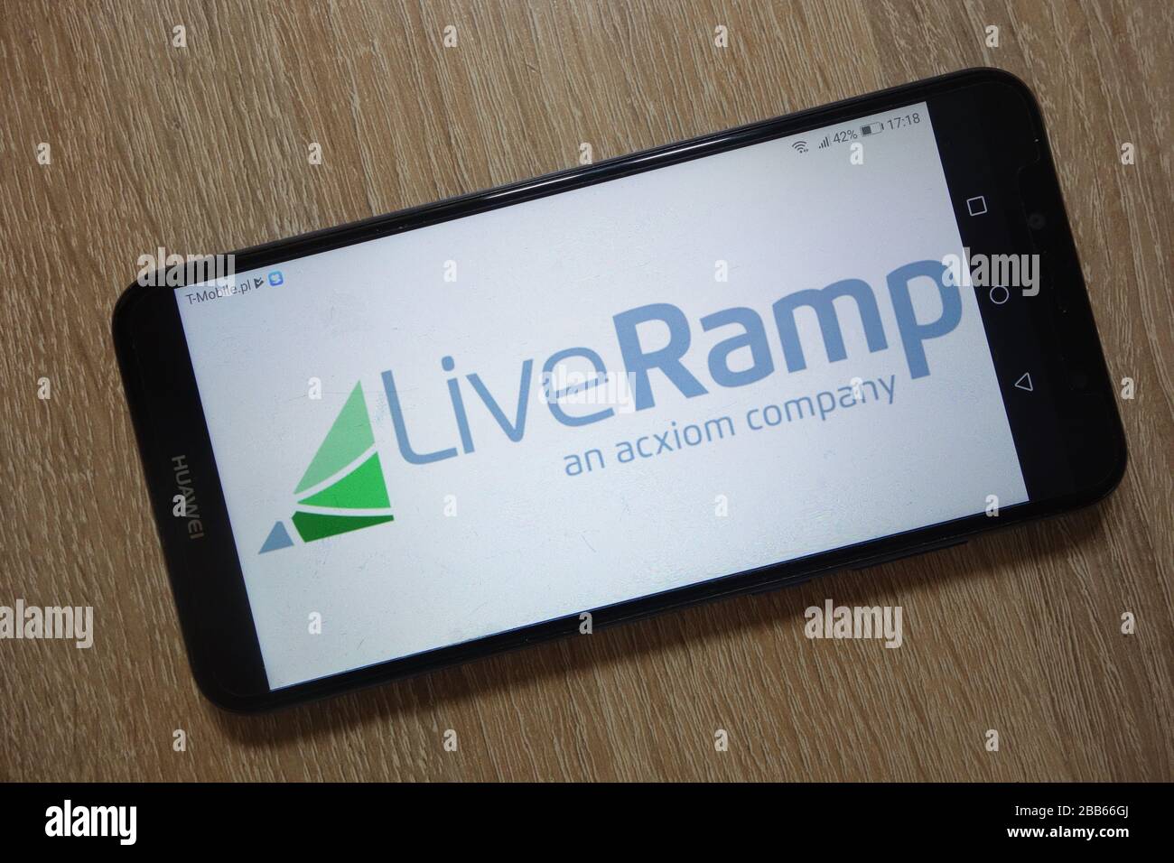 Das Logo von LiveRamp Holdings, Inc. Wird auf dem Smartphone angezeigt Stockfoto