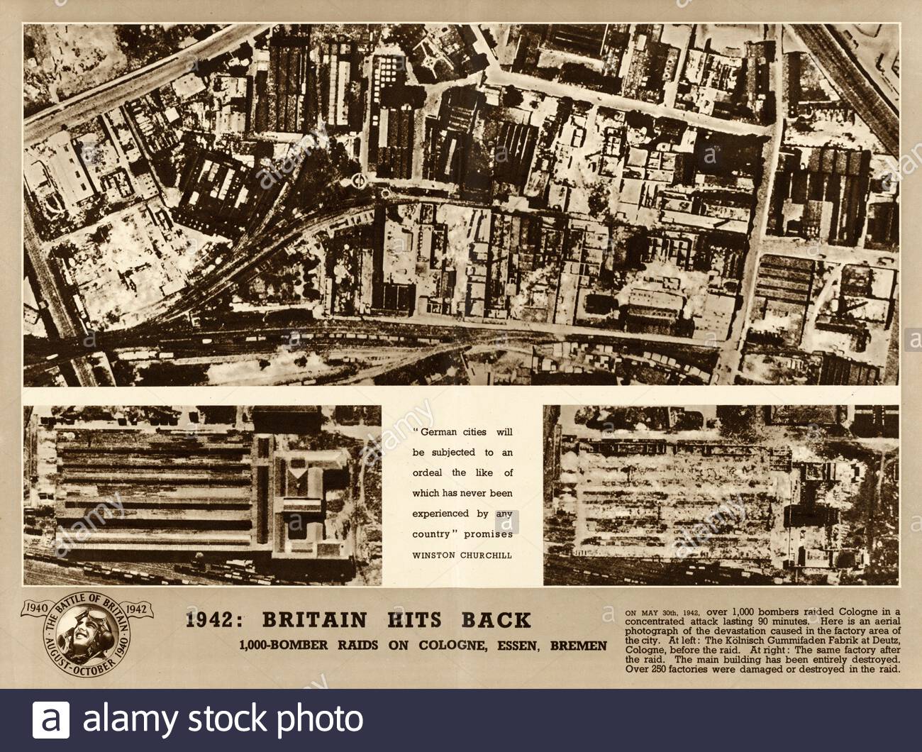 Britische Weltkrieg 2 Information der Öffentlichkeit Propaganda Poster Stockfoto