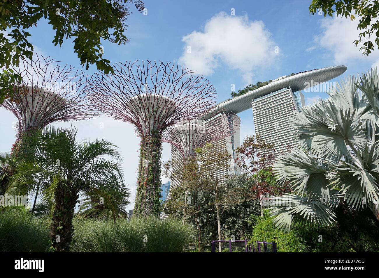 MC Donald's Gardens an der Bucht in Singapur Stockfoto