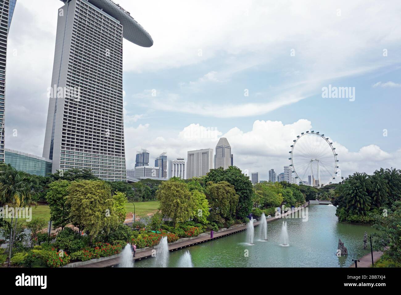 MC Donald's Gardens an der Bucht in Singapur Stockfoto