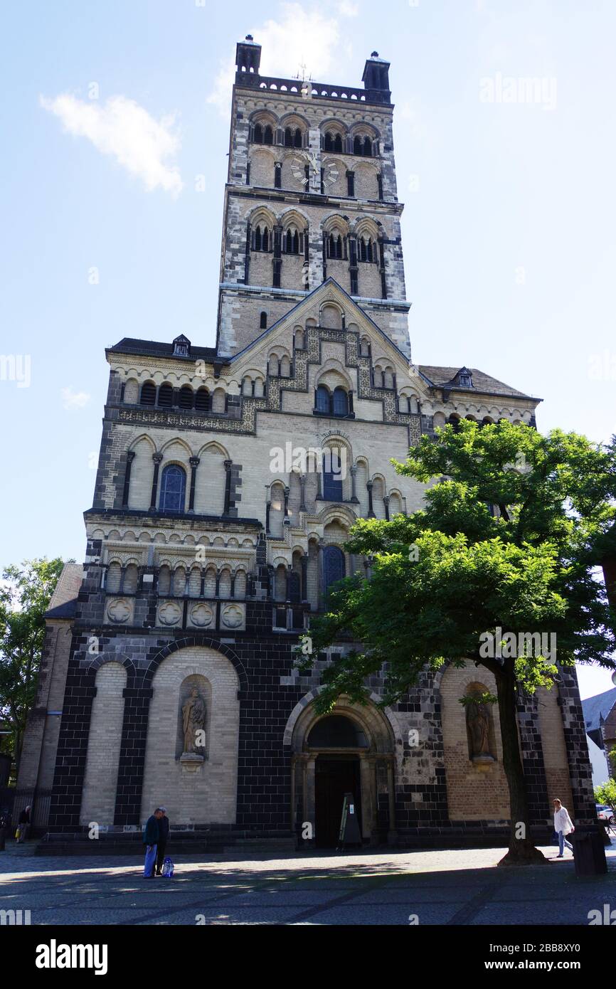 Sankt Quirinus Münster, Neuss, Nordrhein-Westfalen, Deutschland Stockfoto