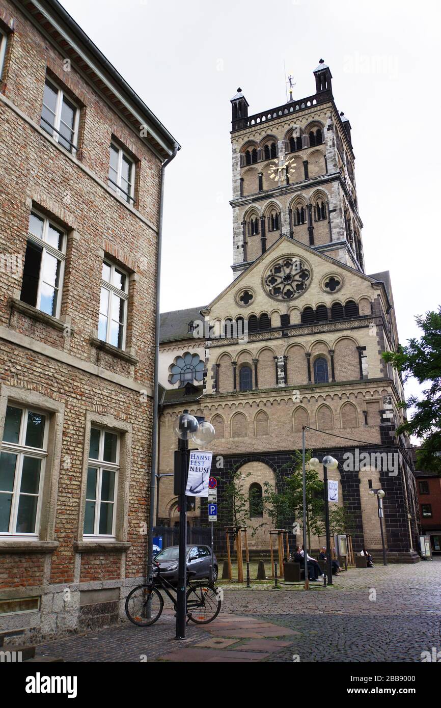 Sankt Quirinus Münster, Neuss, Nordrhein-Westfalen, Deutschland Stockfoto