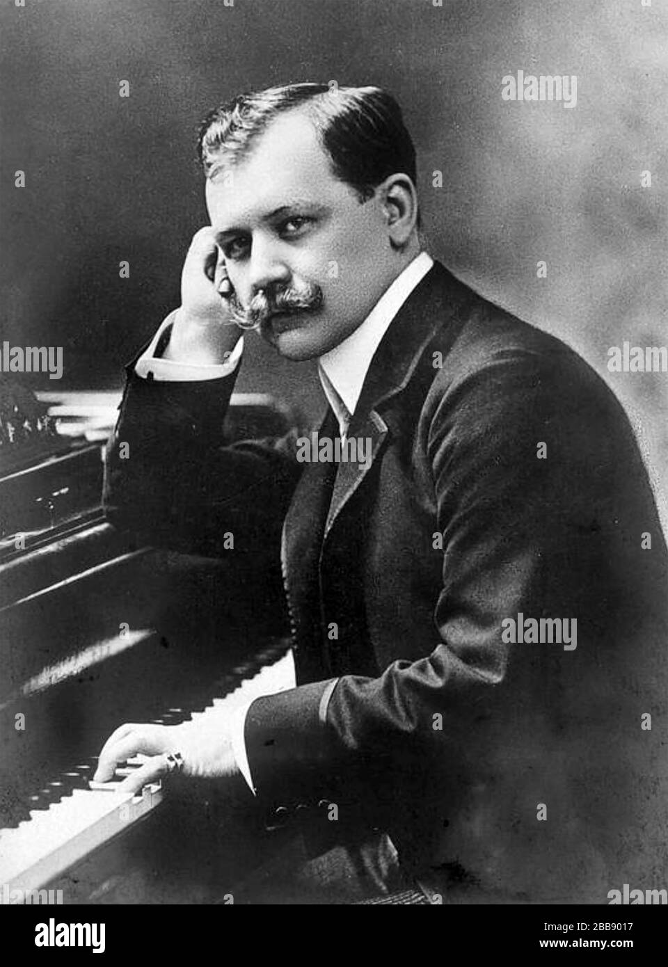 FRANZ LEHÁR (1870-1948) Österreichisch-Ungarischer Komponist um 1905 Stockfoto