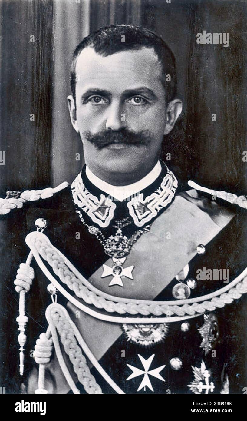 VICTOR EMMANUEL III. VON ITALIEN (1869-1947) UM DAS JAHR 1895 Stockfoto