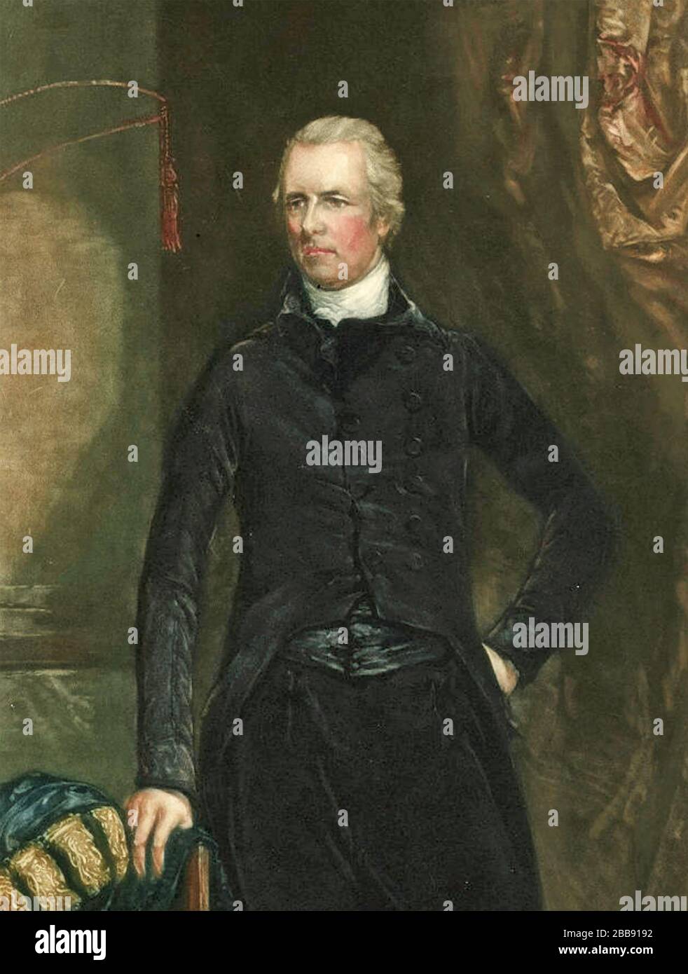 WILLIAM PITT DER JÜNGERE (1759-1806) englischer Tory-Staatsmann um das Jahr 1804 Stockfoto