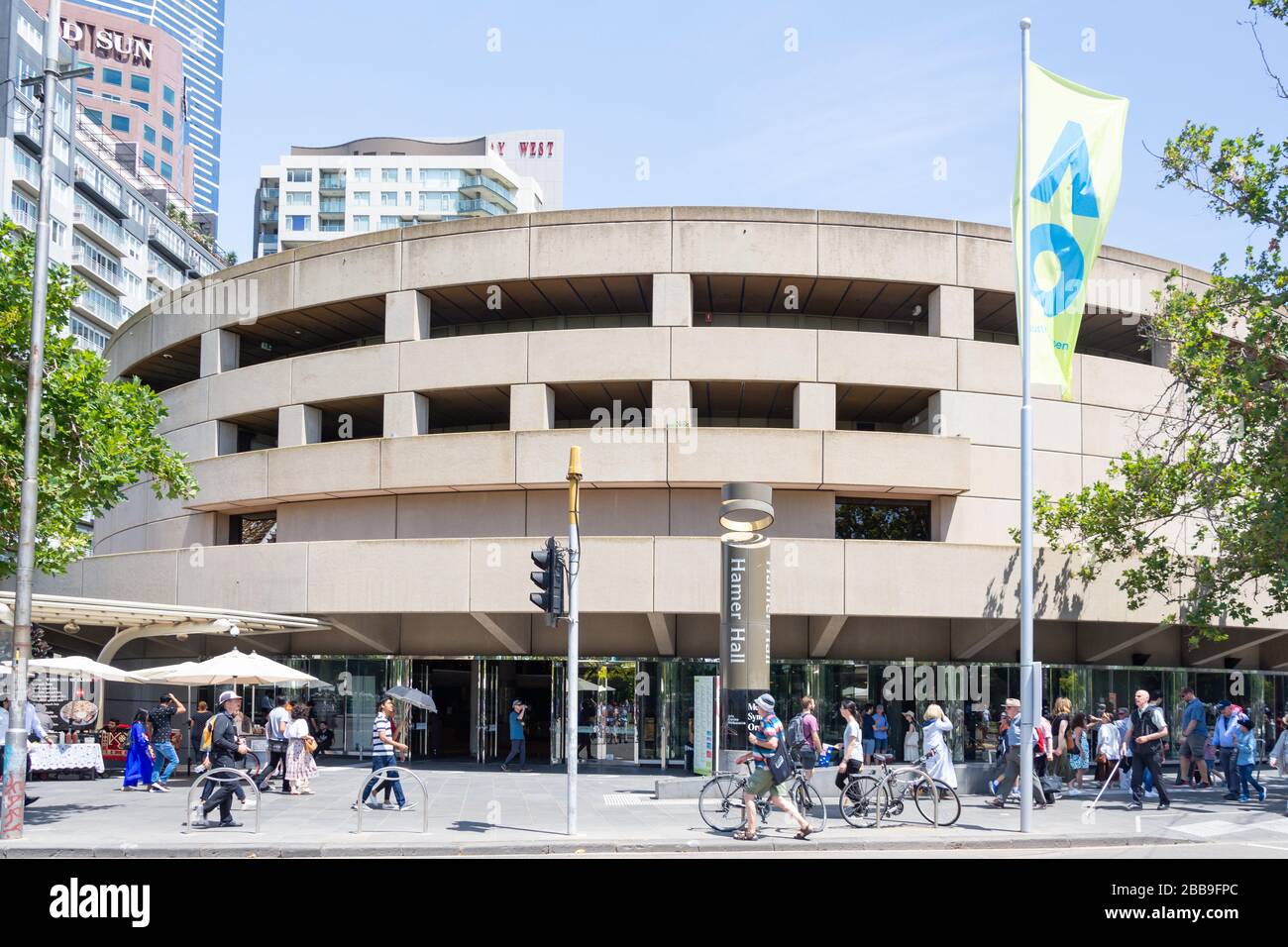 Hammer Hall, Arts Center Melbourne, St Kilda Road, Southbank, City Central, Melbourne, Victoria, Australien Stockfoto