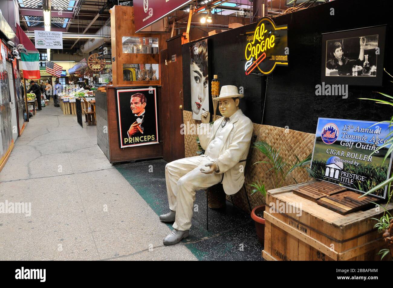 Paticular des allgemeinen Marktes in New York Stockfoto