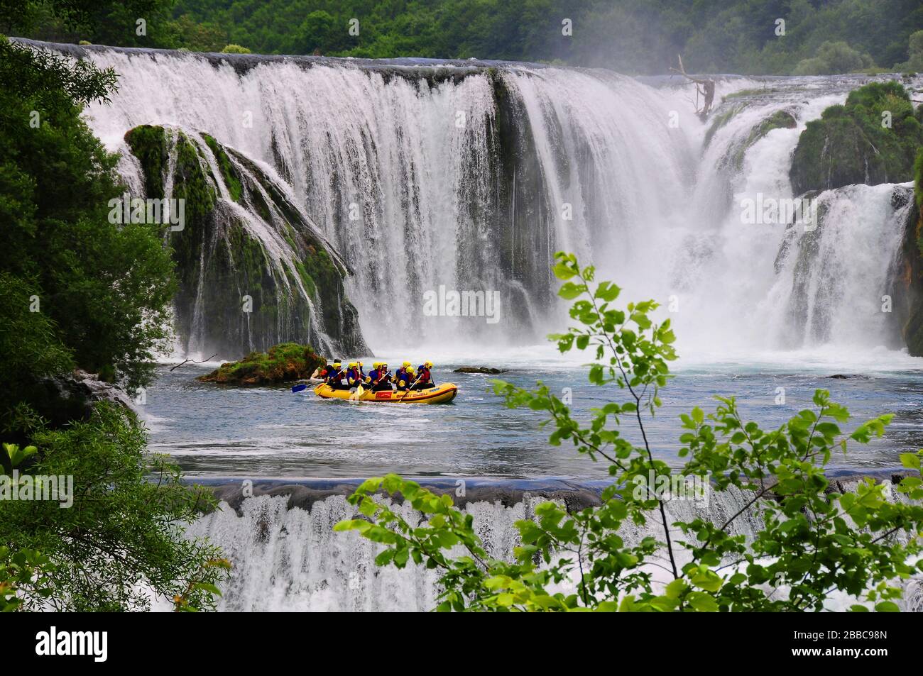 Bosnien, Strbacki Buk, Wasserfälle Sparren Stockfoto