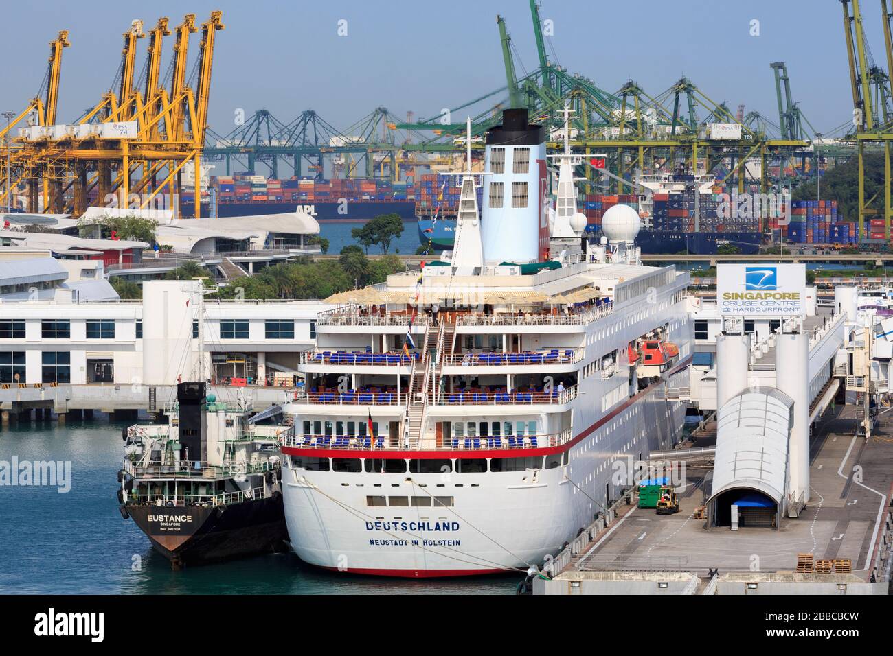 Kreuzfahrthafen Harborfront, Singapur, Asien Stockfoto