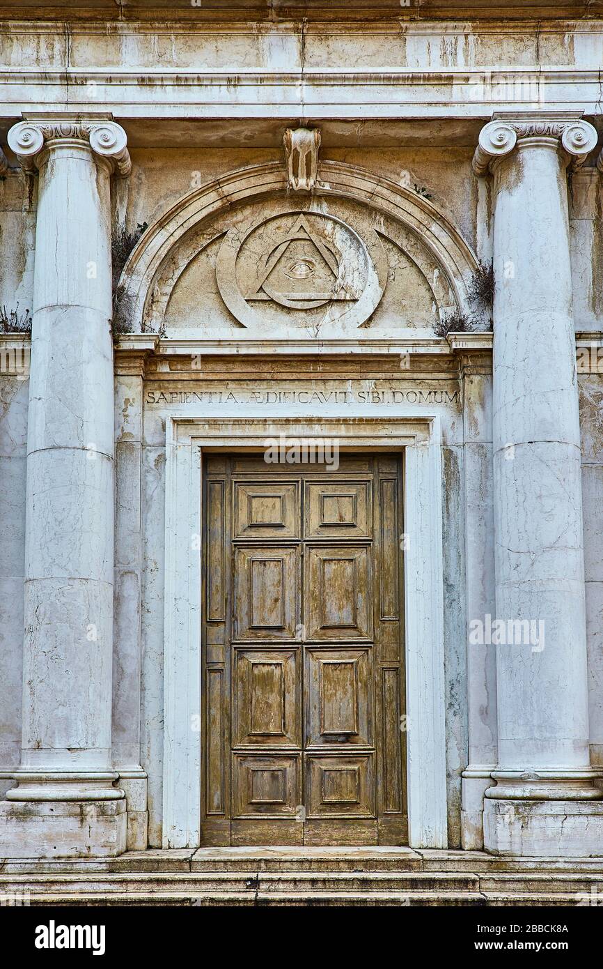 La Maddalena (ital.: Santa Maria Maddalena in Cannaregio, meist einfach als La Maddalena bezeichnet) ist eine Kirche in Venedig, Italien, im Sestiere Stockfoto