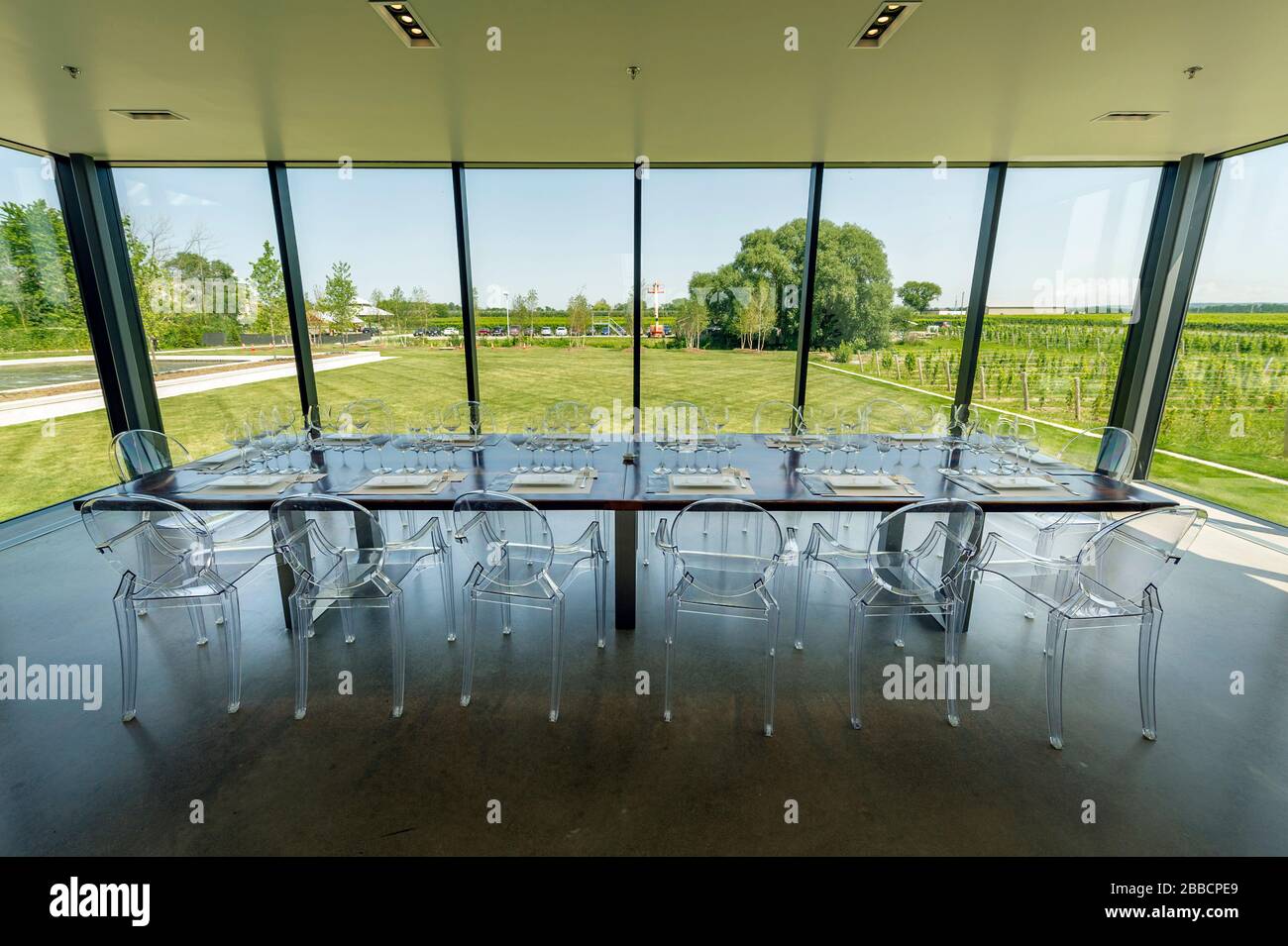 Berühmte Eishockeyspieler Wayne Gretzky's Winery namens Nr. 99 in Niagara-on-the-Lake, Ontario Stockfoto