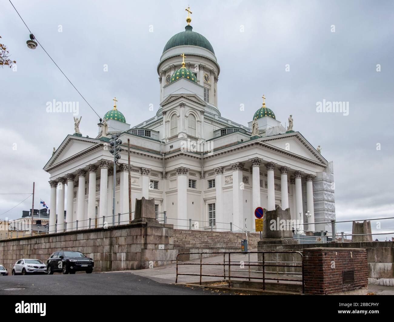 Kathedrale von Helsinki (Helsingin Tuomionkirkko), Senatsplatz, Helsinki, Finnland Stockfoto