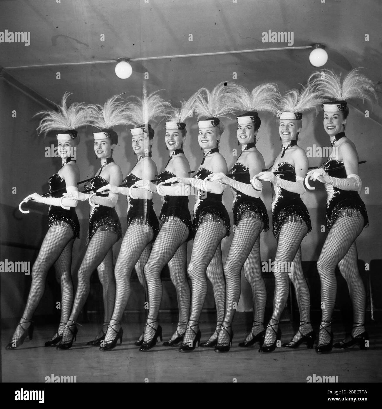 Die Blue Bell Girls, ca. 1970, Frankreich Stockfotografie Alamy