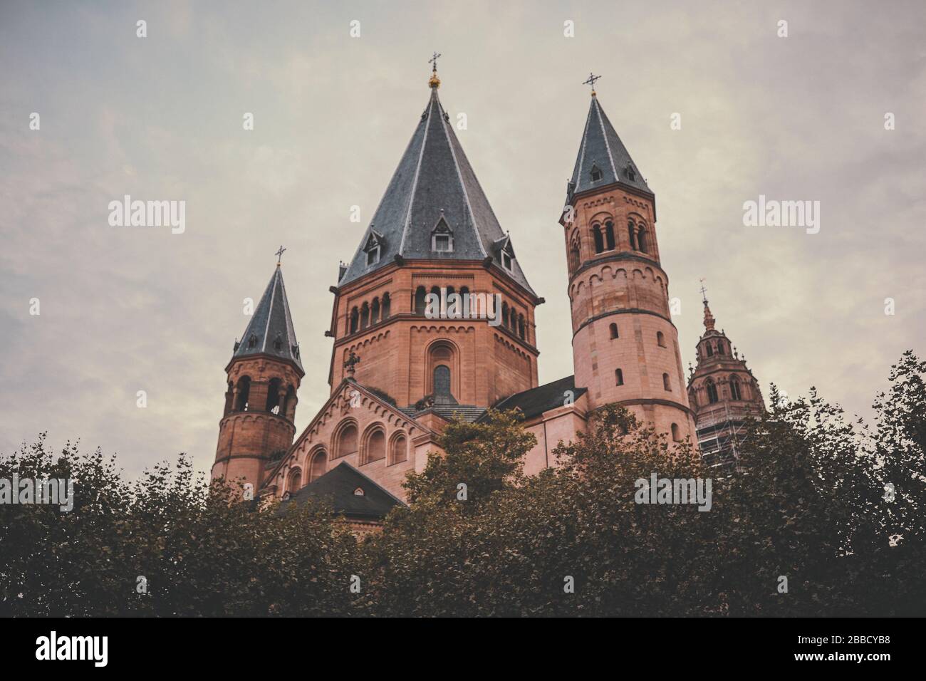 Mainzer Dom Stockfoto