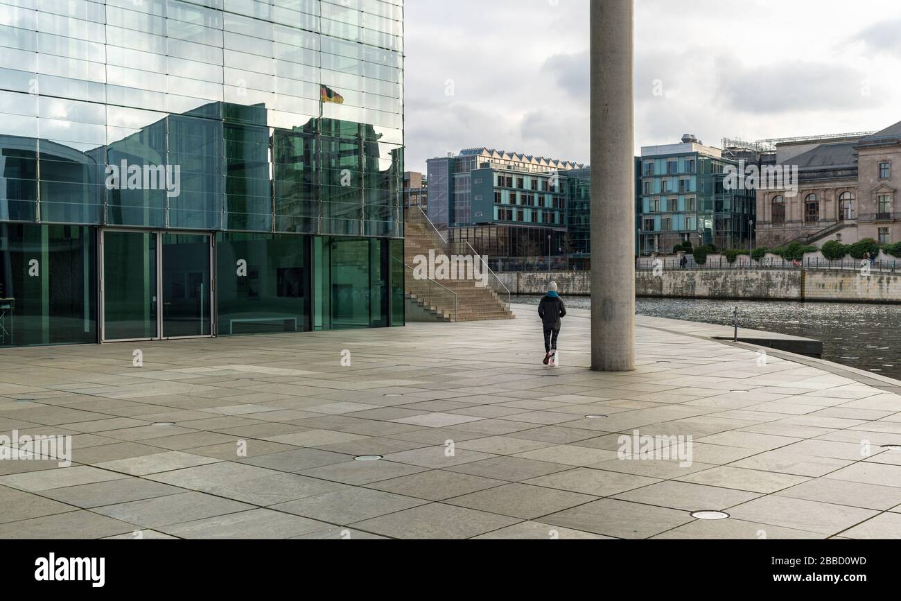 Der Regierungsbezirk berlin während der Koronakrise 2020 Stockfoto