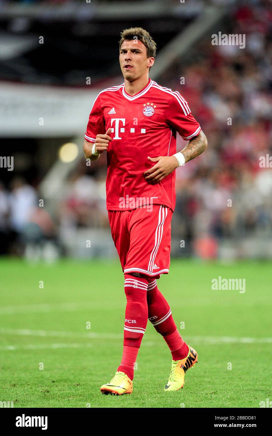 Mario Mandzukic, Bayern München Stockfoto