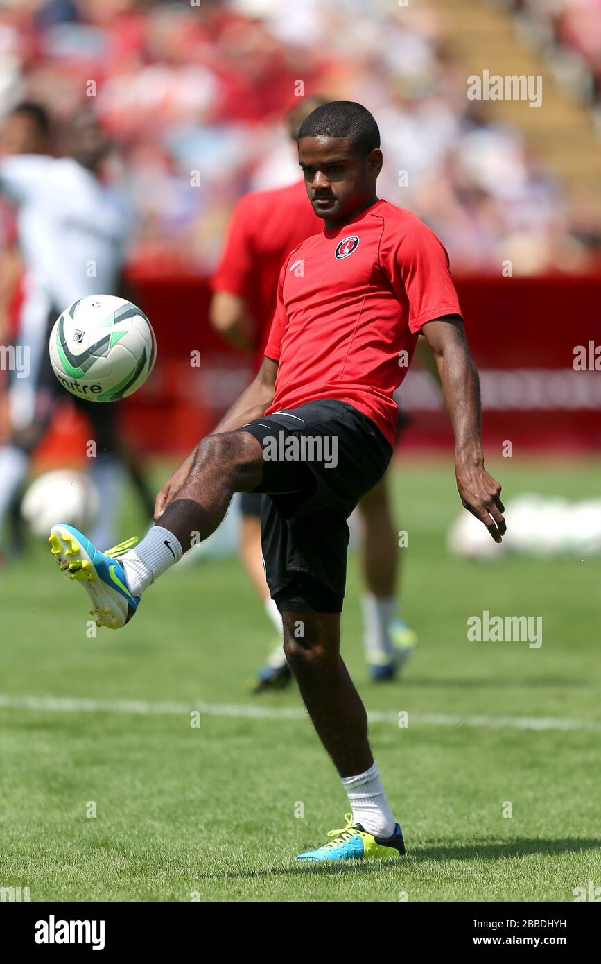 Bradley Pritchard von Charlotte Athletic während des offenen Trainings Stockfoto