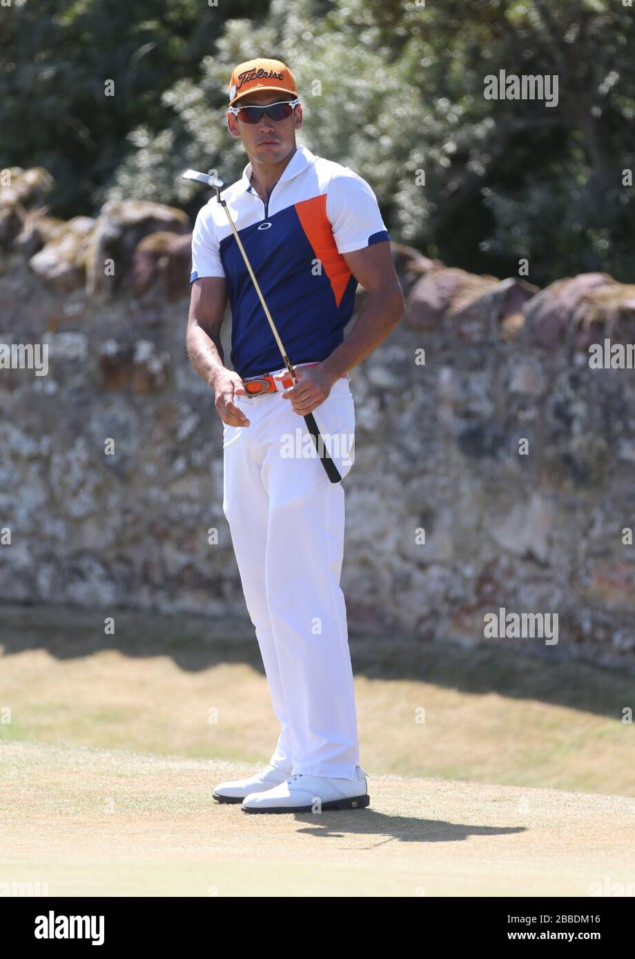 Spaniens Rafael Cabrera-Bello während des zweiten Tages der Open Championship 2013 im Muirfield Golf Club, East Lothian Stockfoto