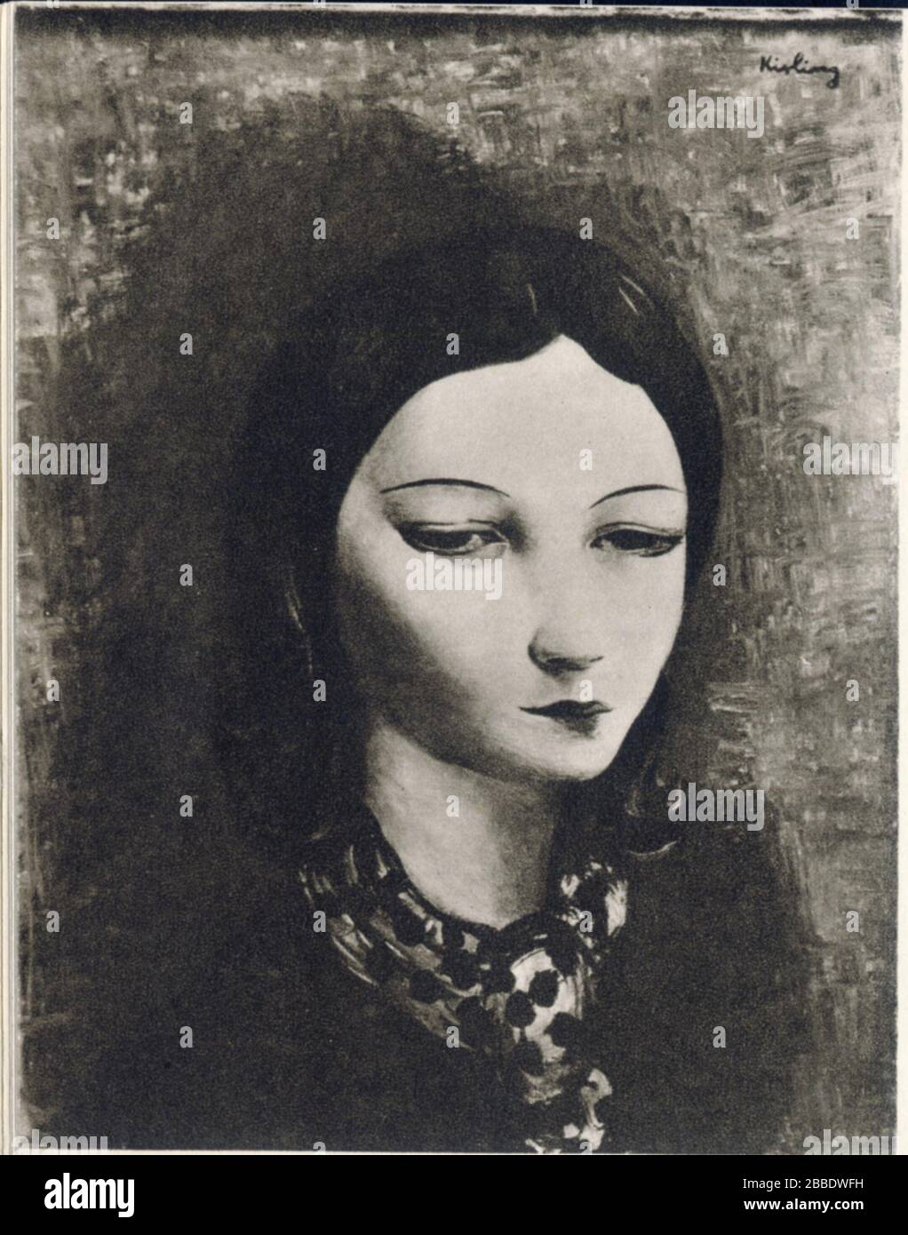 MOISE KISLING.NELLY. Stockfoto