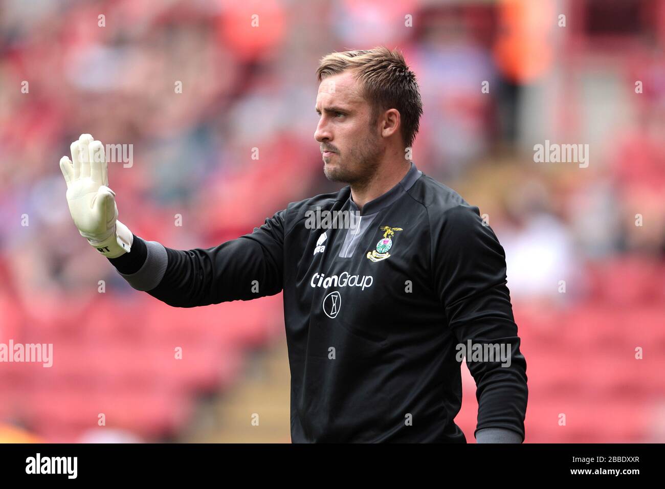 Inverness Caledonian Thistle Torhüter Dean Brill Stockfoto