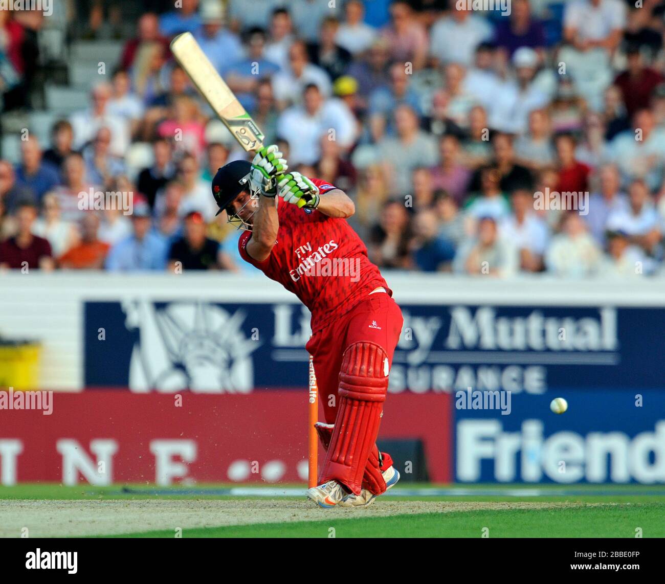 Steven Croft Fledermäuse von Lancashire Lightning Stockfoto