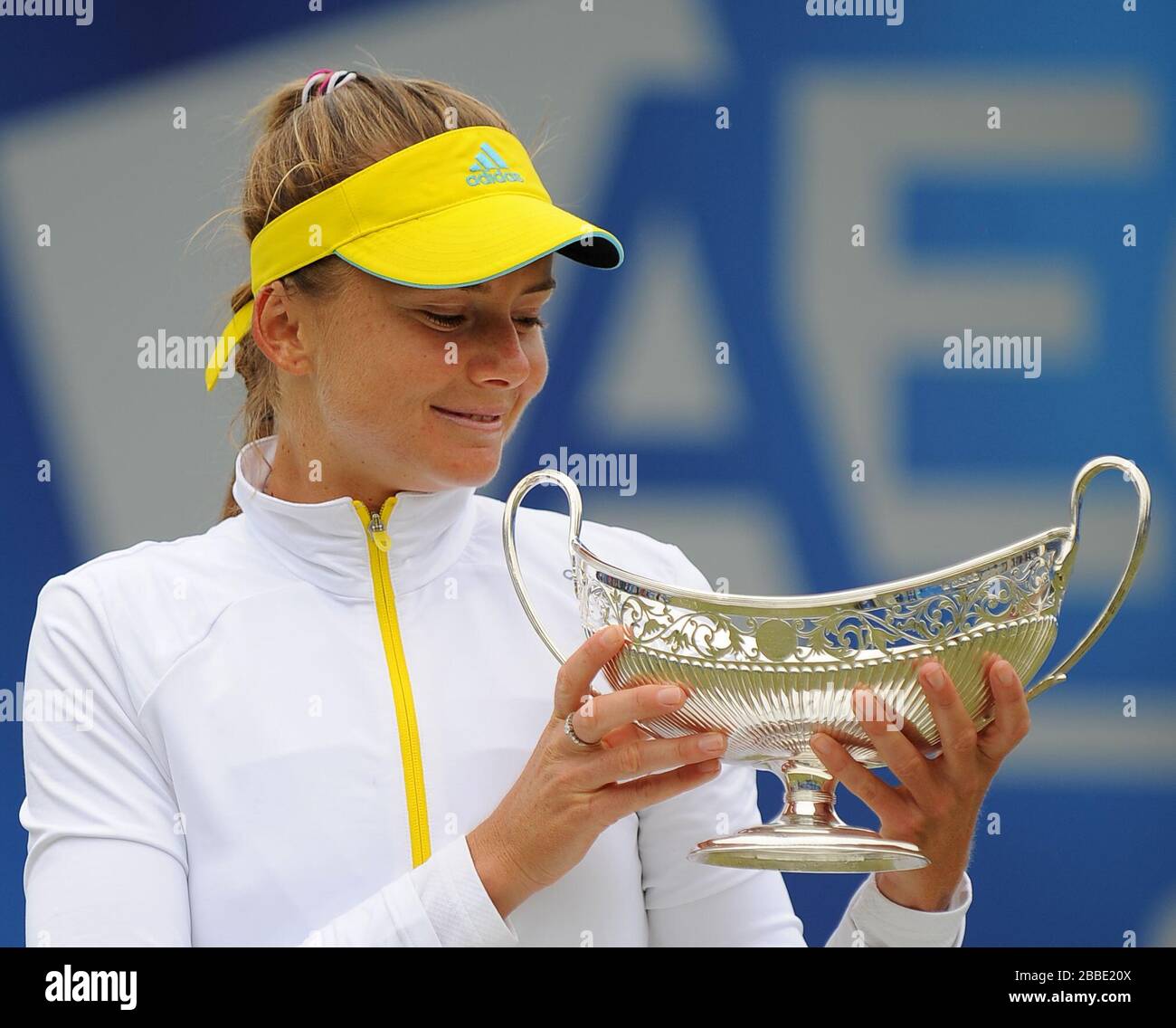 Die slowakische Daniela Hantuchova, Siegerin des Aegon Classic 2013. Stockfoto