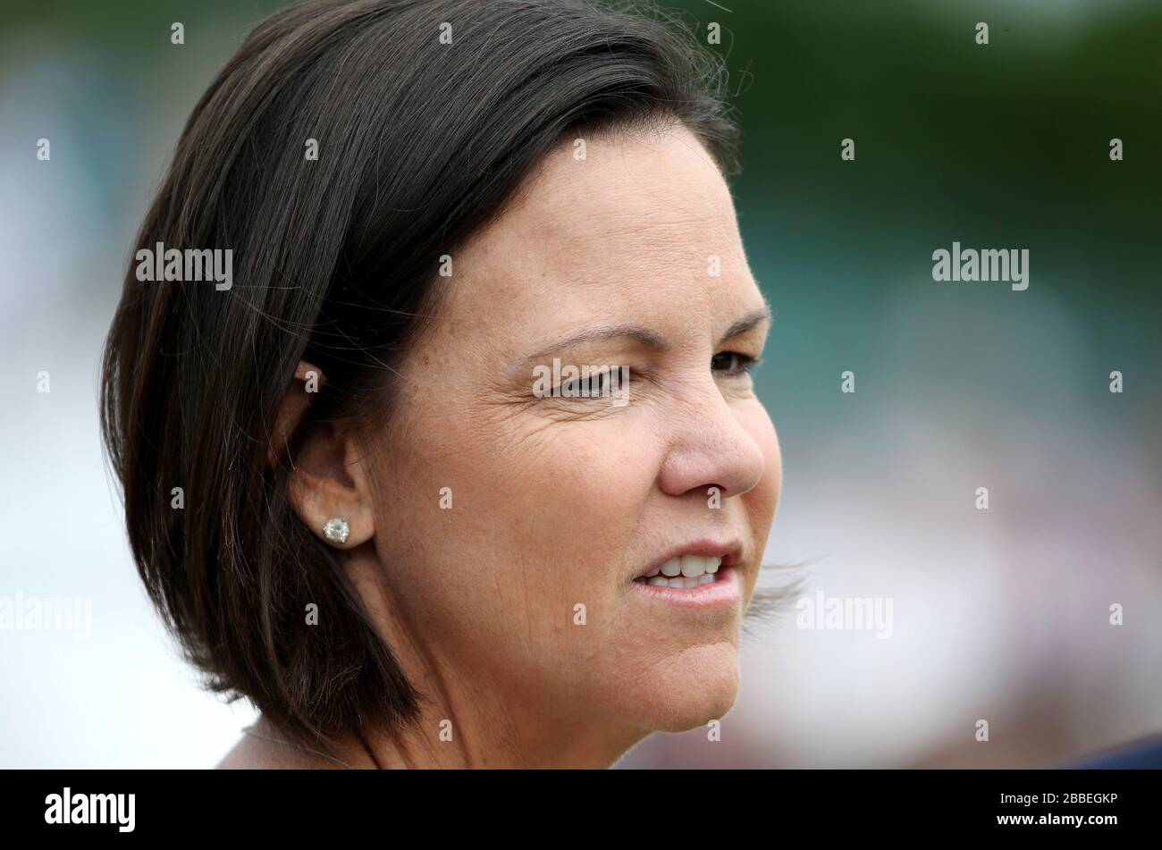 Lindsay Davenport bei den Wimbledon Meisterschaften 2013 Stockfoto