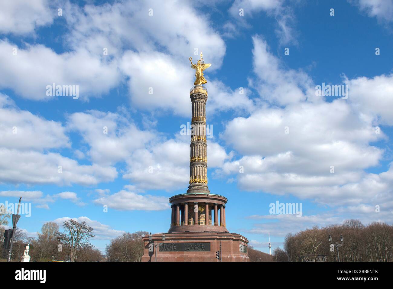 Siegeskolonne von Berlin, Deutschland Stockfoto
