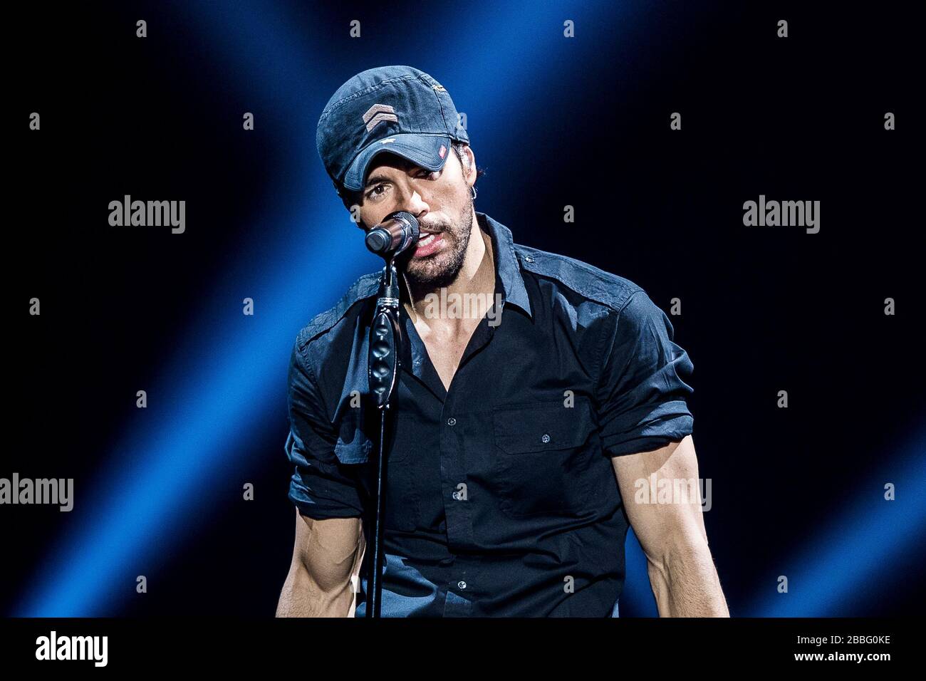 Kopenhagen, Dänemark. Juni 2018. Der spanische Sänger und Songwriter Enrique Iglesias führt ein Live-Konzert in der Royal Arena in Kopenhagen durch. (Foto: Gonzales Foto - lasse Lagoni). Stockfoto