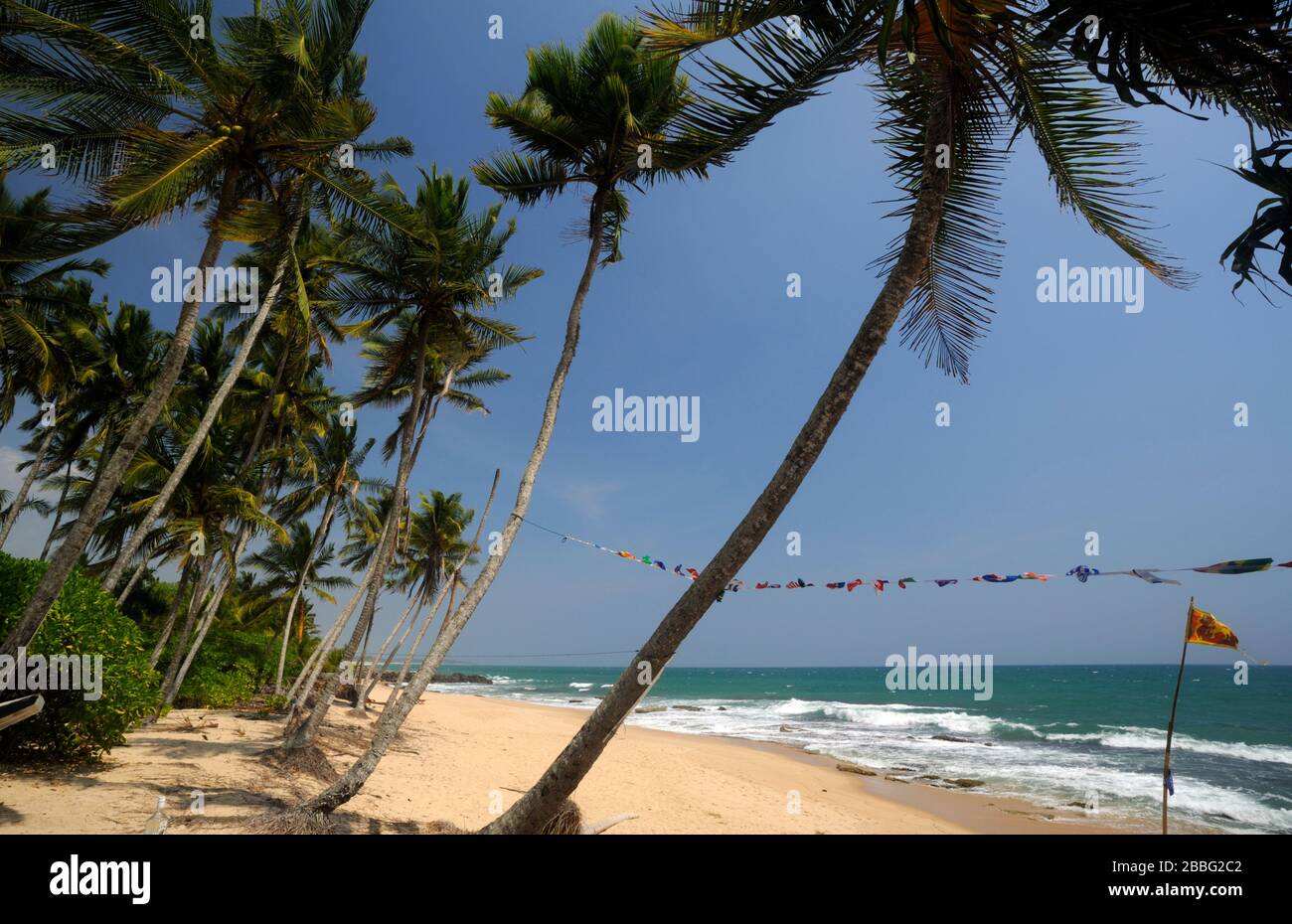 Sri Lanka, Tangalle-Strand Stockfoto