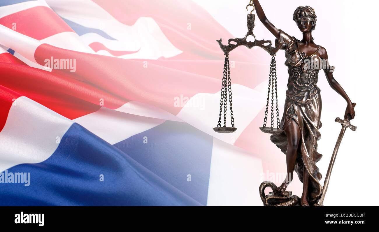 Gesellschaftsvertrag und Rechtsstaatlichkeit im Vereinigten Königreich Großbritannien Konzept Stockfoto