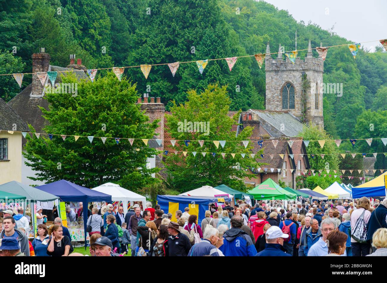 Großbritannien, England, Dorset, Milton Abbas, Biennial Street Fair Stockfoto