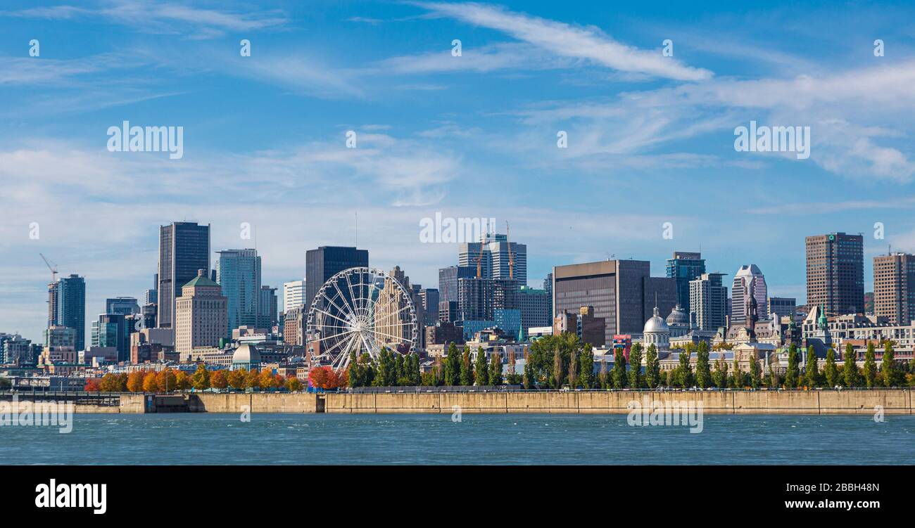 Montreal; Skyline; Stadt, Quebec, Kanada, Stockfoto