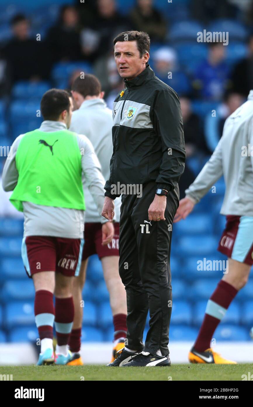 Burnley erste Teamchef Tony Loughlan Stockfoto