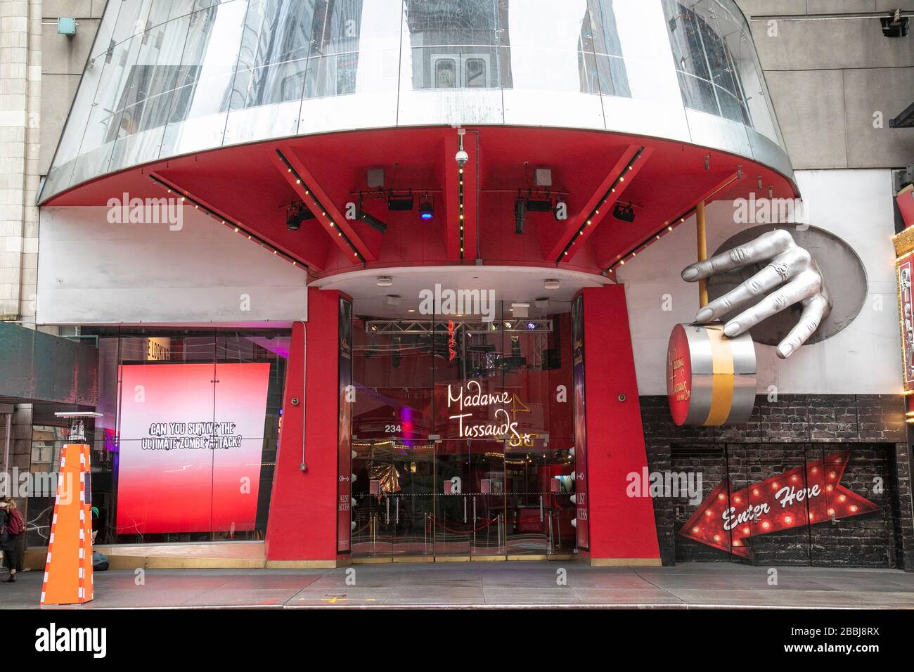 Madame Tussauds Wachsfigurenkabinett in der West 42nd Street in New York City. Stockfoto