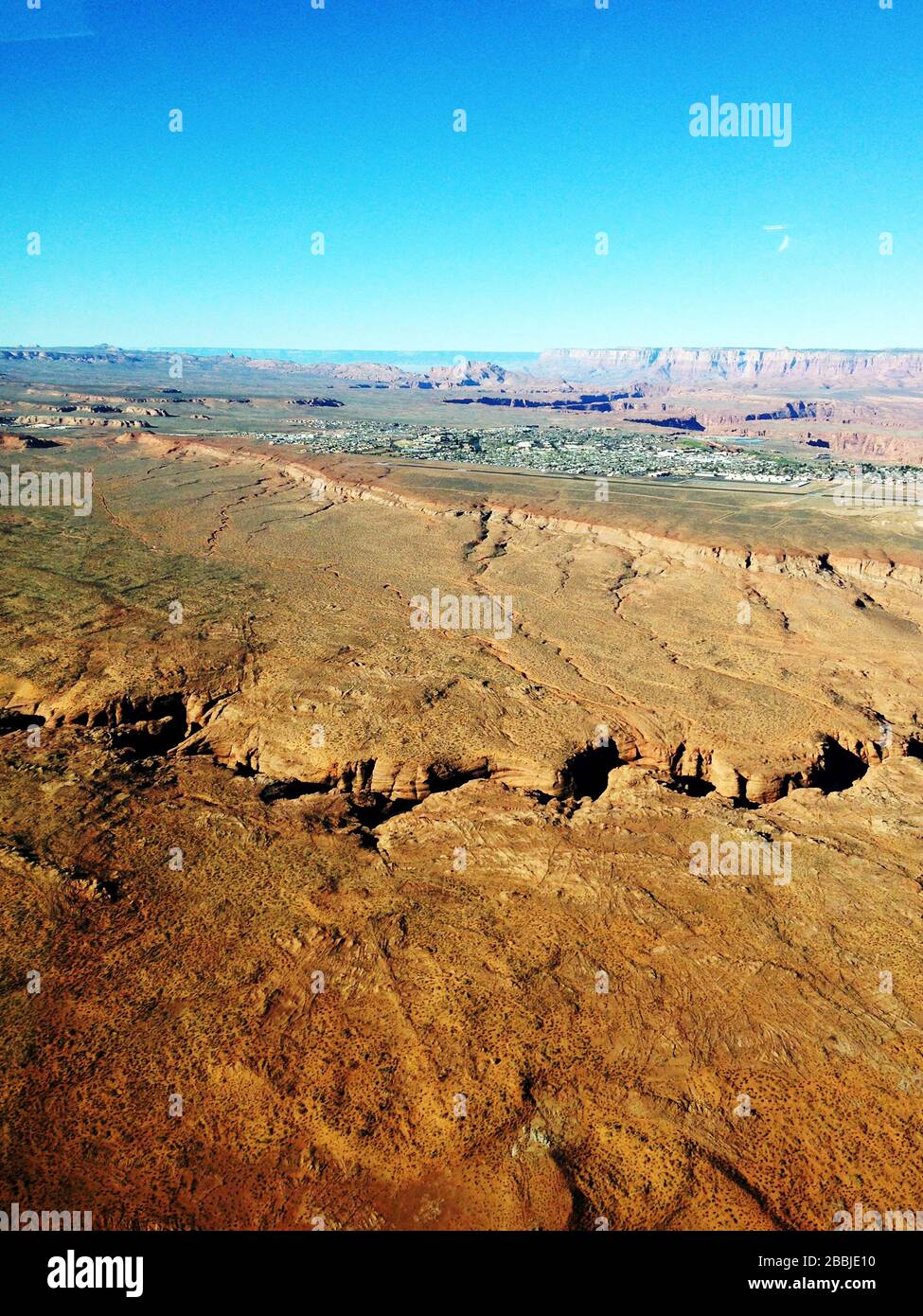 Luftaufnahme der Glen Canyon National Recreation Area, Vereinigte Staaten Stockfoto