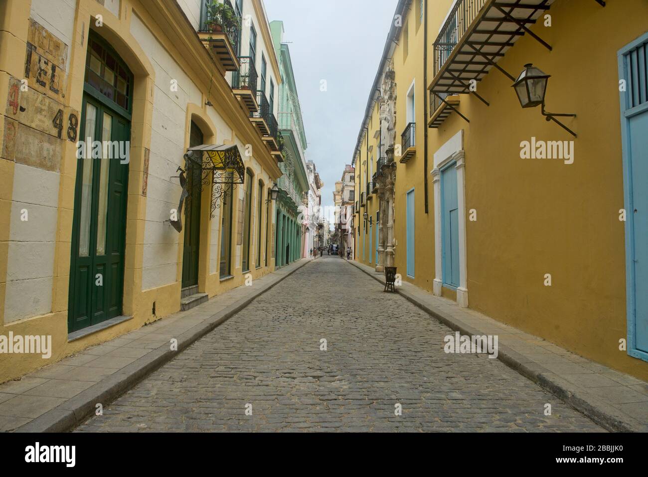 Klassische Architektur in Havanna Vieja, Havanna, Kuba Stockfoto