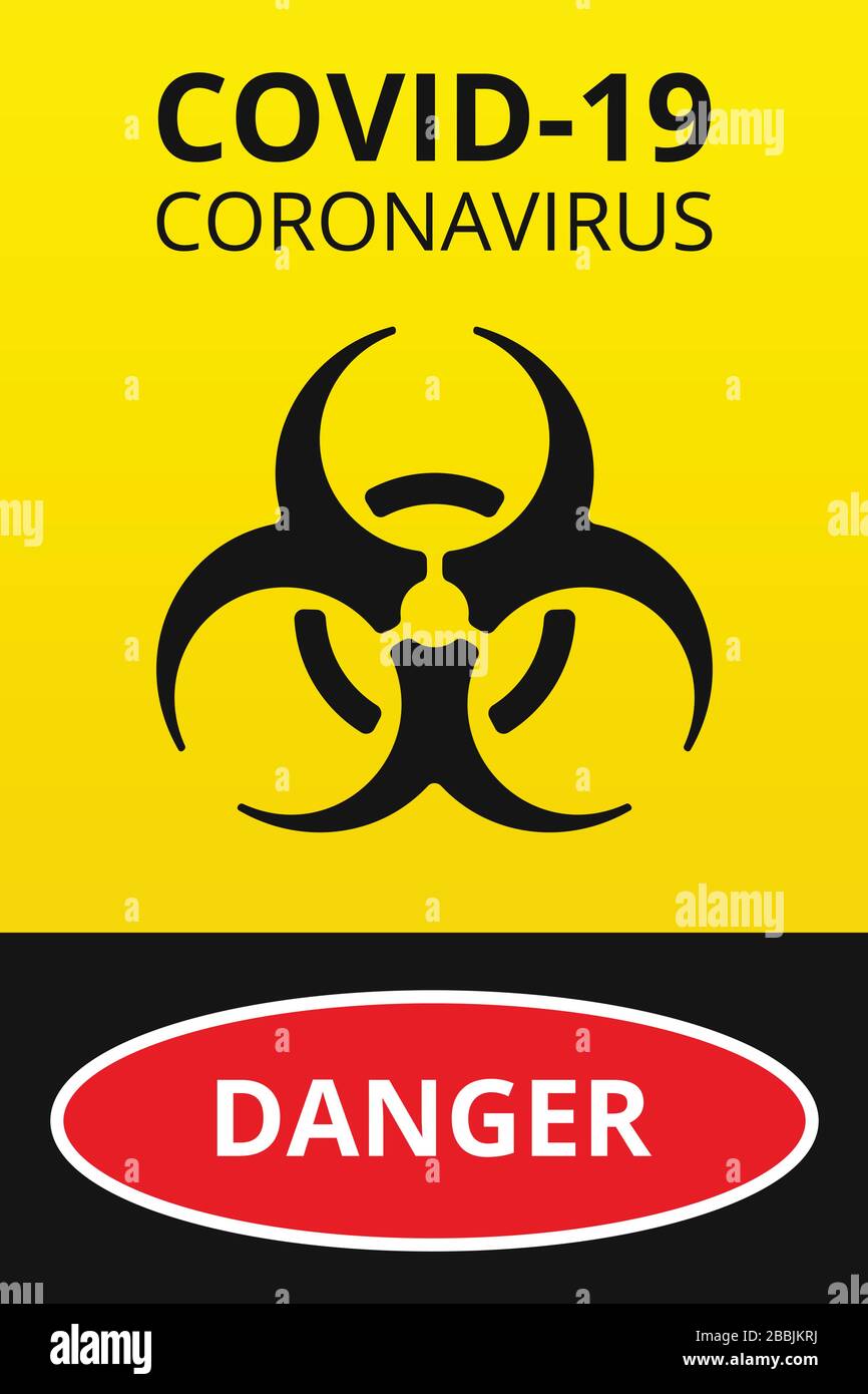 Infografik zum Coronavirus 2019-nCoV-Virus. COVID-19 Pandemie-Roman Coronavirus Ausbruch in der Welt. Globale Pandemiewarnung. Gefährlicher Virus, Vektor STO Stock Vektor