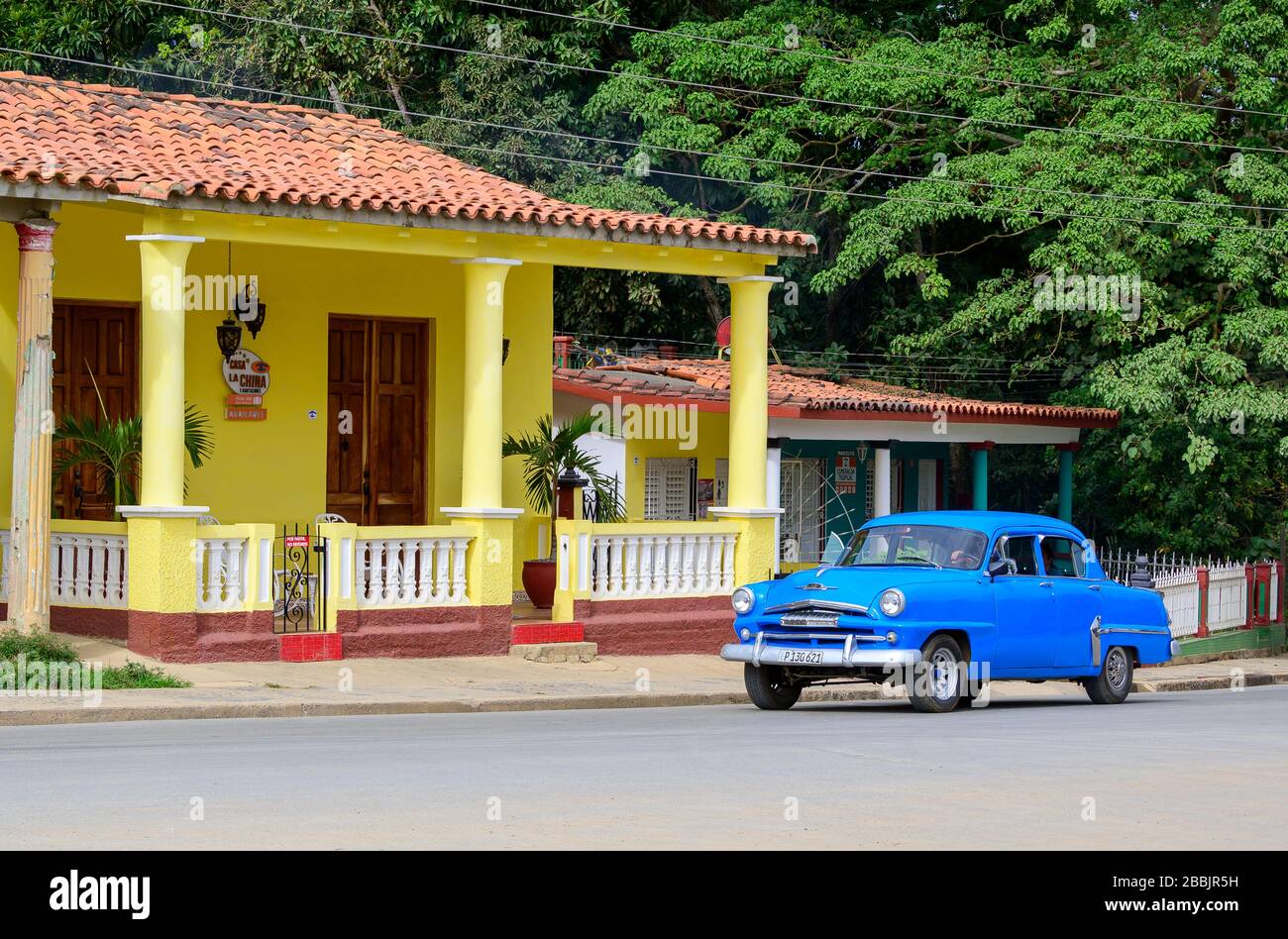 Oldtimer, Vinales, Provinz Pinar Del Rio, Kuba Stockfoto