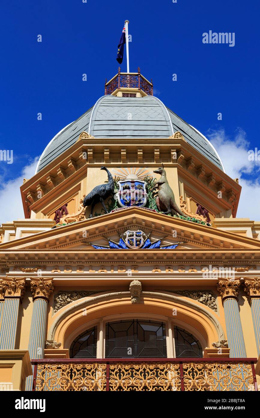 Adelaide Arcade, Rundle Mall, Adelaide, South Australia, Australien Stockfoto