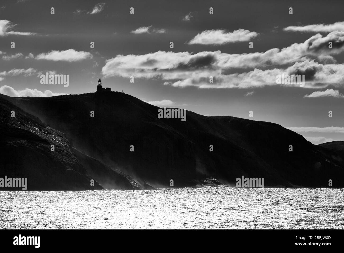 Breaksea Island Lighthouse, Albany, Western Australia Stockfoto