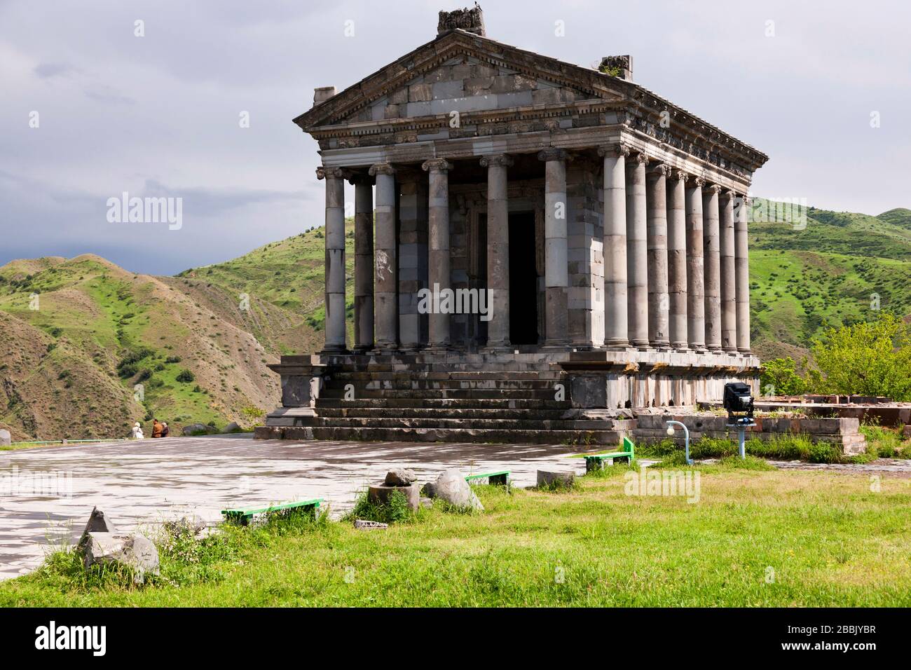 Garni Tempel, Tempel des Garni, ist vor christian, Armenian Sun god Mihr Tempel, Kotayk Provinz, Armenien, Kaukasus, Asien Stockfoto