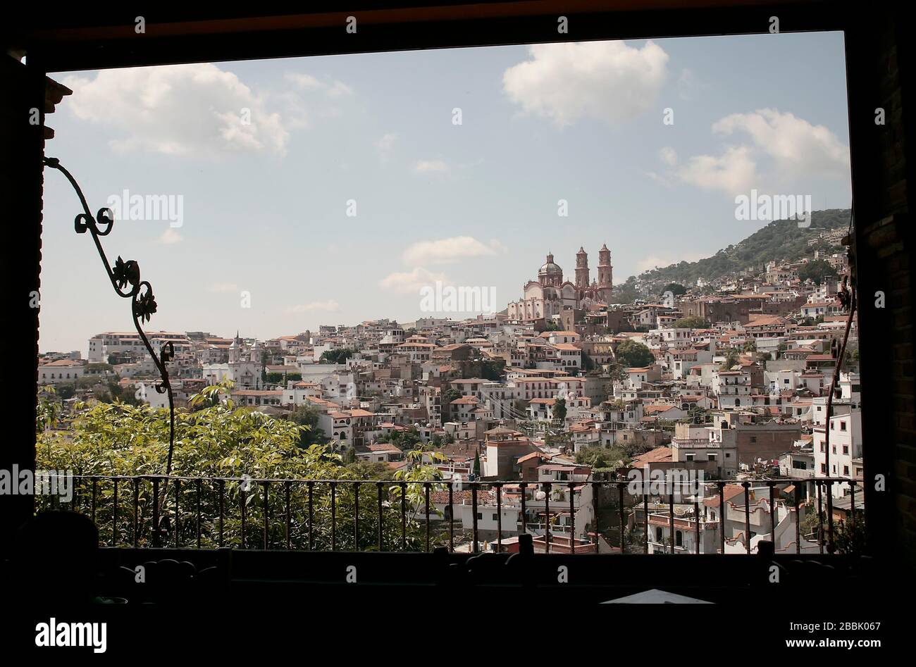 Die ehemalige Silberbergbaustadt Taxco, Guerrero, Mexiko Stockfoto