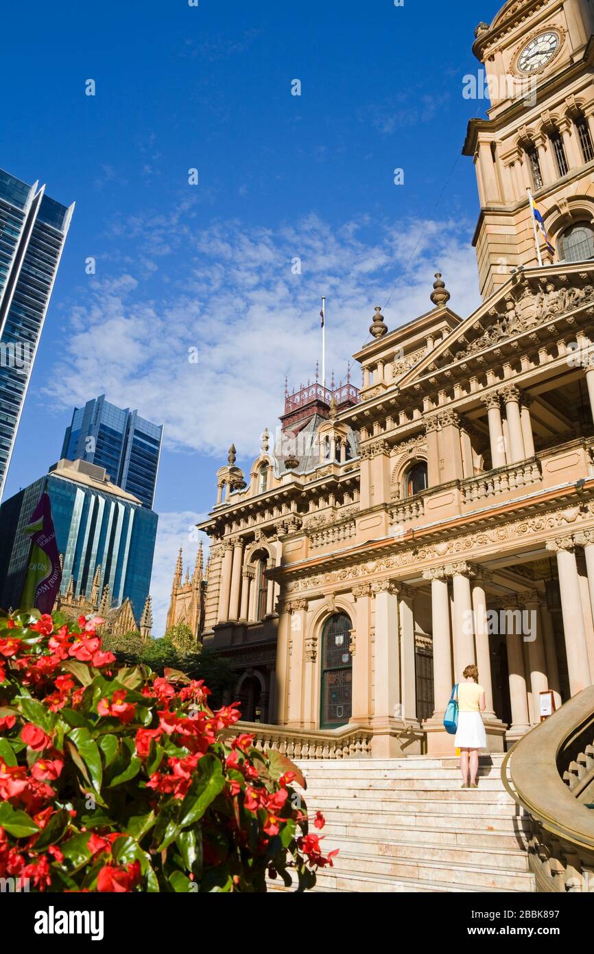 Rathaus, Central Business District, Sydney, New South Wales, Australien Stockfoto