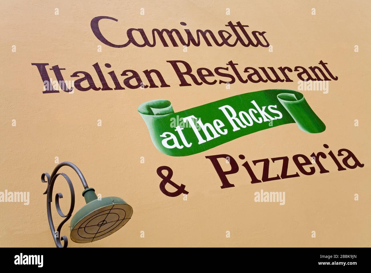 Italienisches Restaurant Caminetto im Rocks District, Sydney, New South Wales, Australien Stockfoto