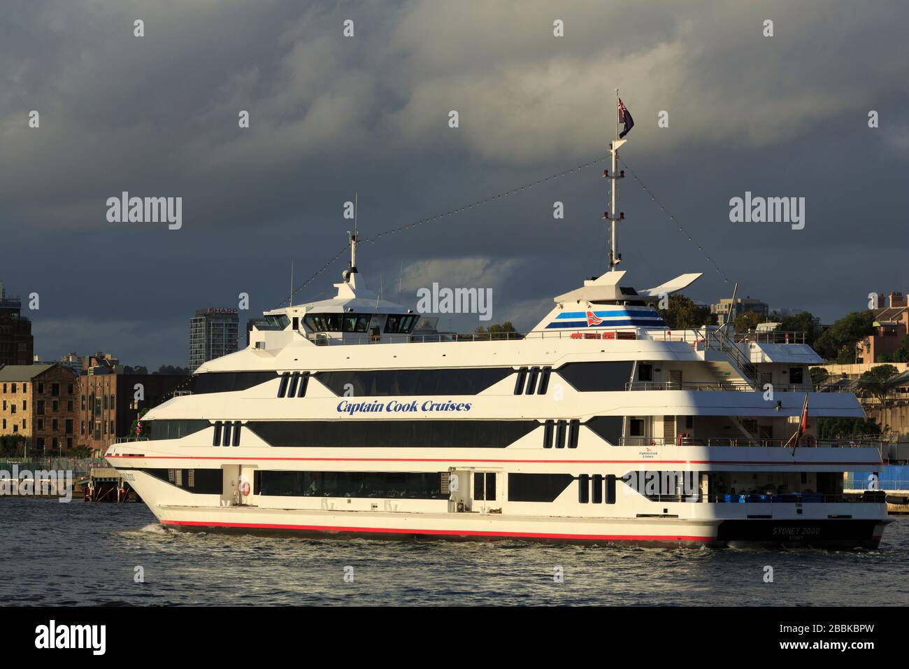 Kapitän Cook Cruises, Darling Harbor, Sydney, New South Wales, Australien Stockfoto