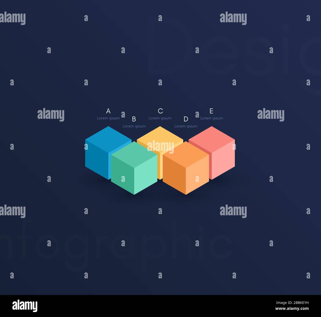 Vektorgrafische Infografiken. Vorlage zum Erstellen von Webanwendungen, Workflow-Layout, Diagramm, Banner, modernes Design, Infografik für Unternehmen. lagerbestand vect Stock Vektor