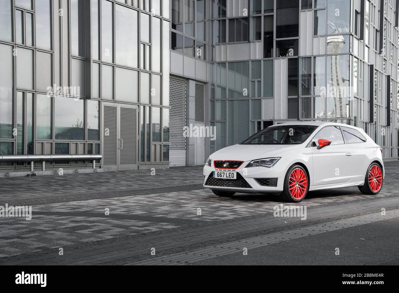 2015 SEAT Leon Cupra-Ultimate, spanische Heißluke Stockfoto